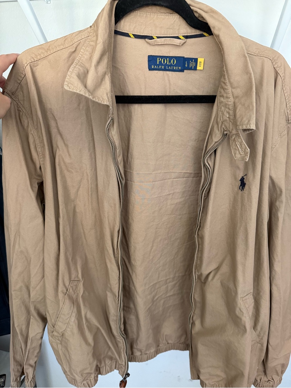Polo by Ralph Lauren Tan Utility Zip Jacket